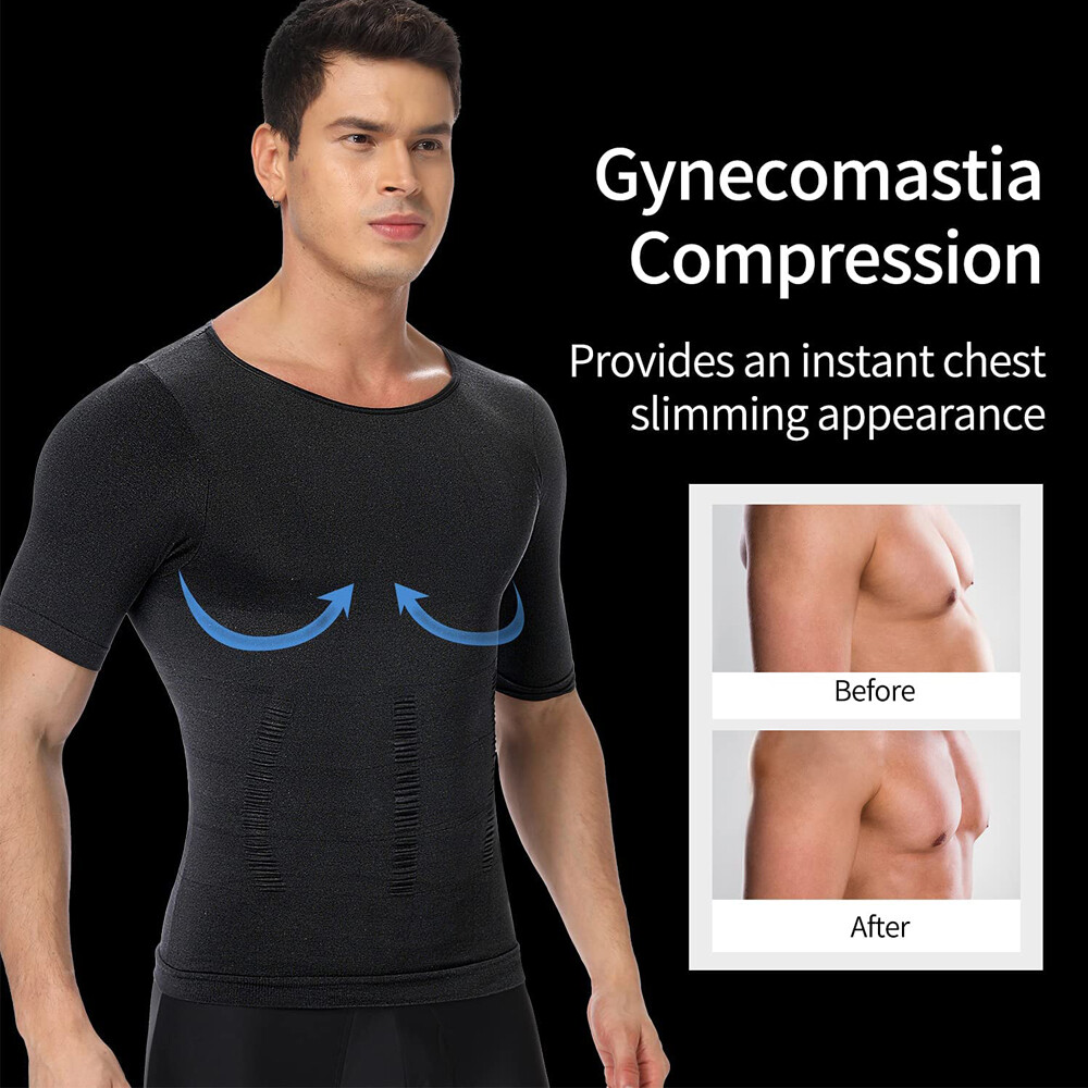 Men Fajas Para Hombres Faja Reductora De Hombres Body Abdomen Control Tee Shaper gallery