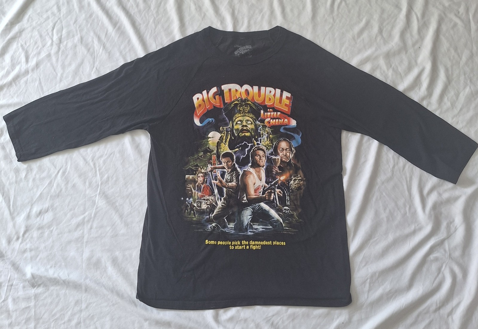 Fright Rags Big Trouble In Little China Shirt Men's L Long Sleeve John Carpenter gallery