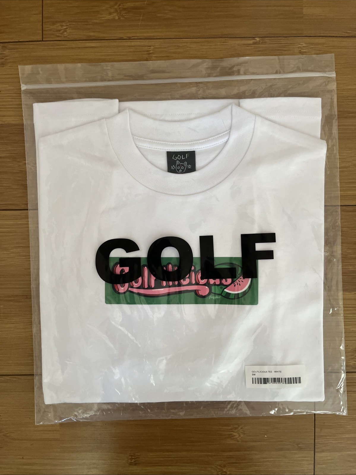 Golf Wang Golflicious Tee White Sz SM – Brand New