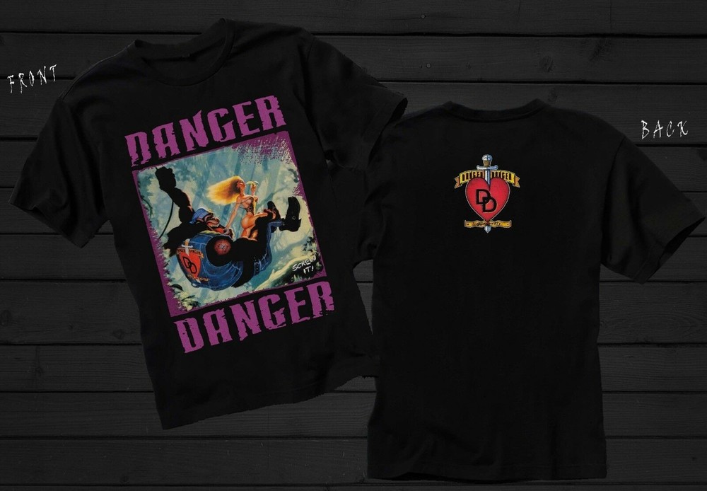NEW Danger Danger – Screw It! American Music Band Cotton Black T Shirt TR731
