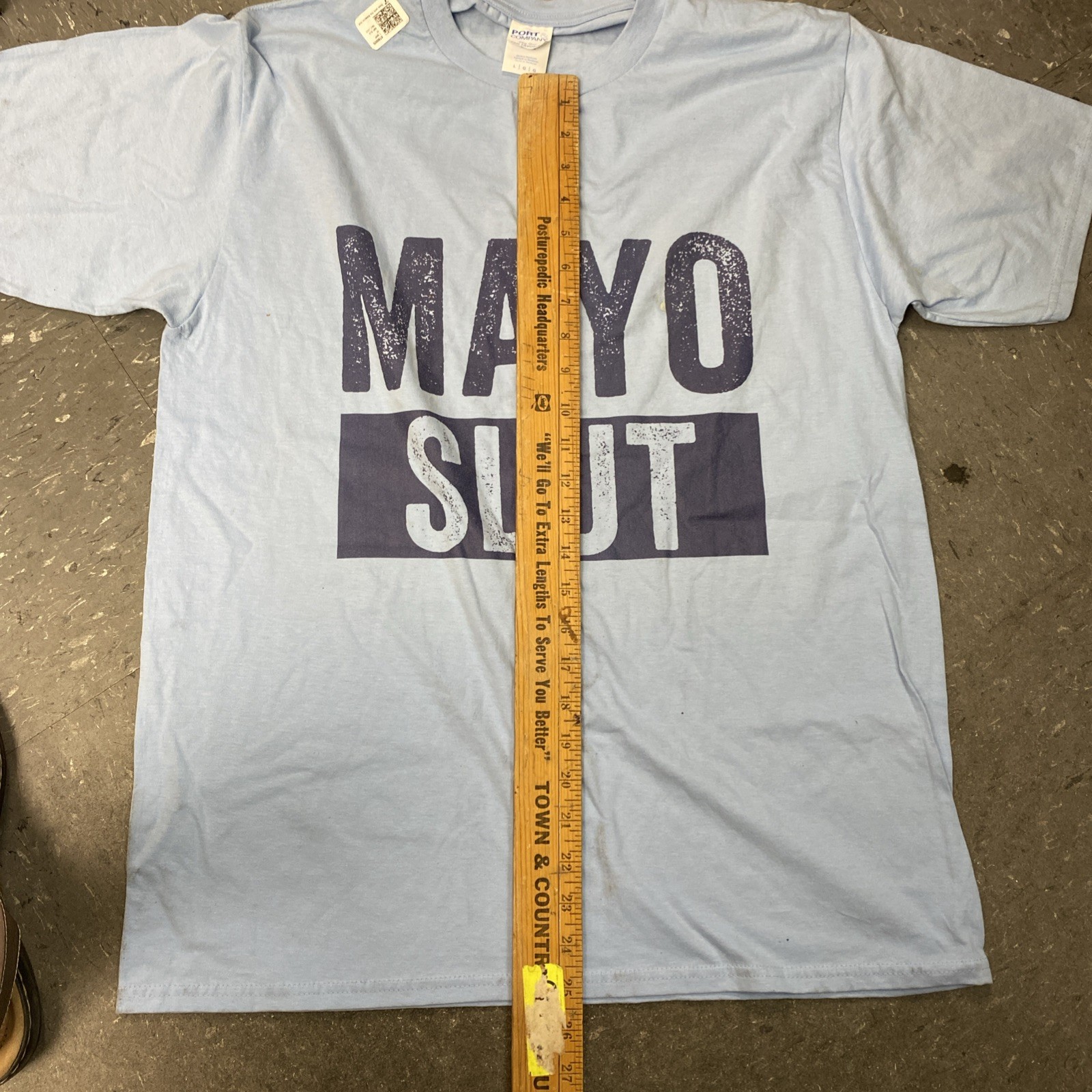 Mayo Slut - Funny Tshirt New Large gallery