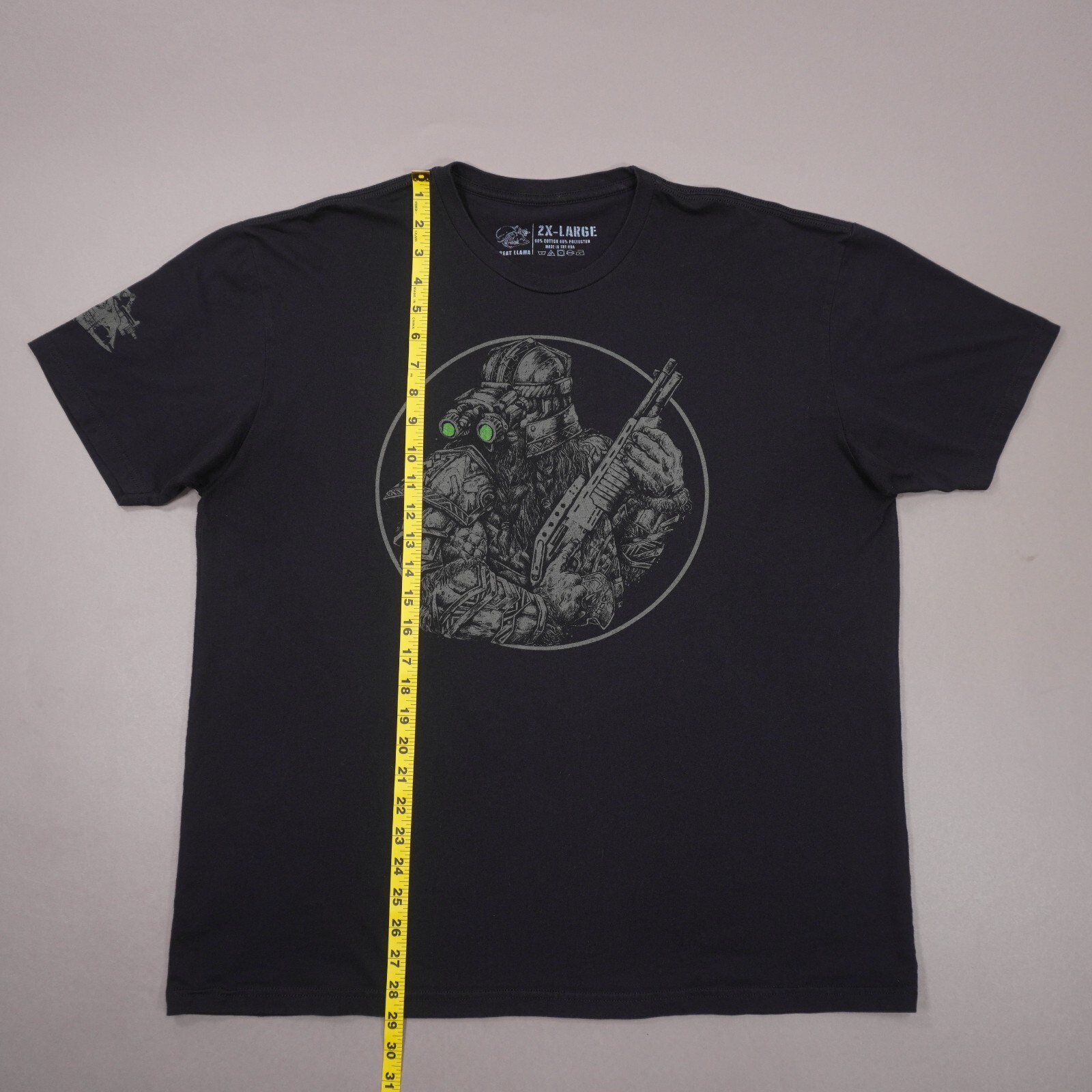 Threat Llama Dwarven SPAS-12 Shotgun Nightvision NVG T Shirt Mens 2XL Black gallery