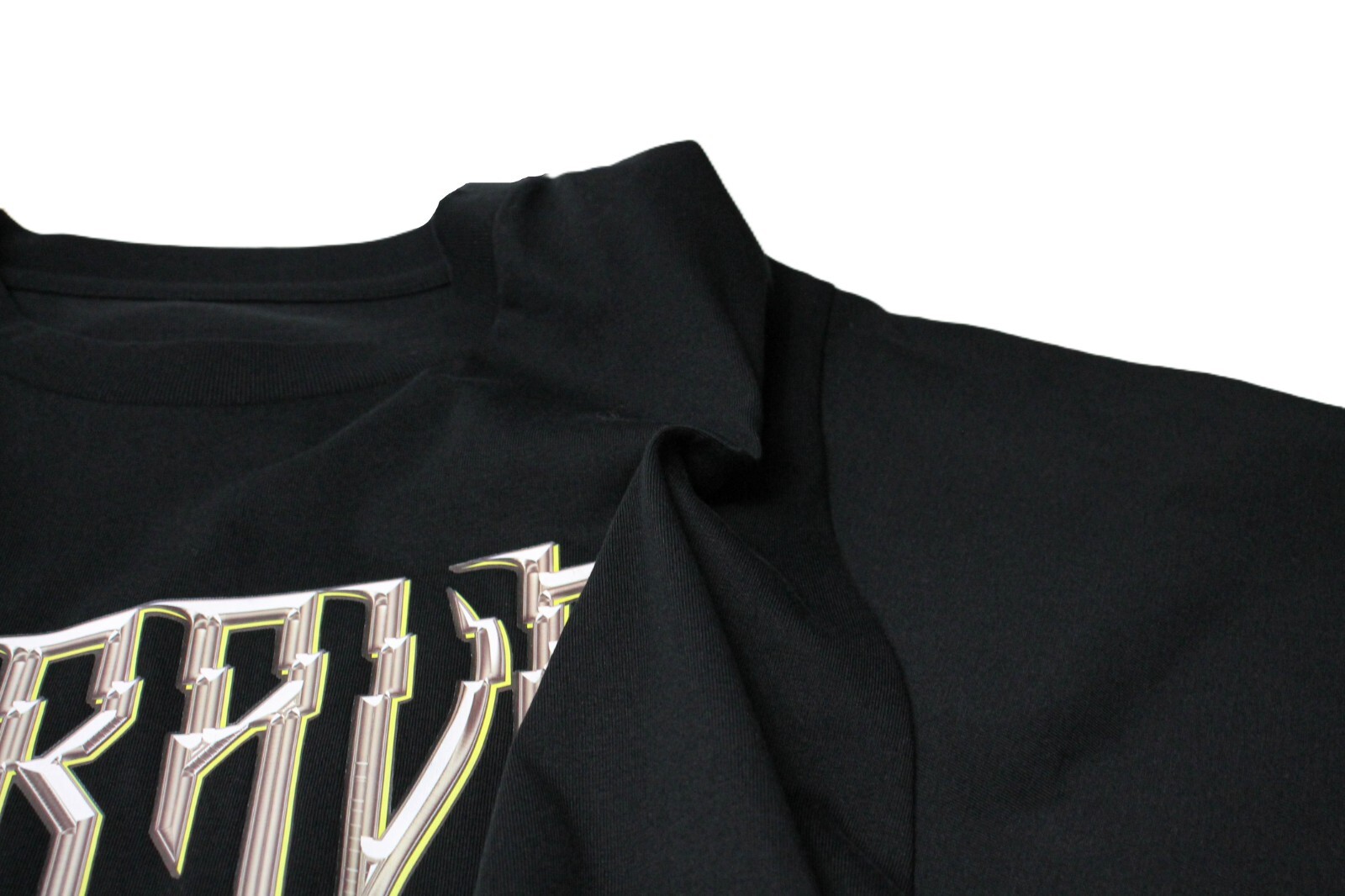 Unbranded T-Shirt Mens Large Short Sleeve Logo Print Black Pullover gallery