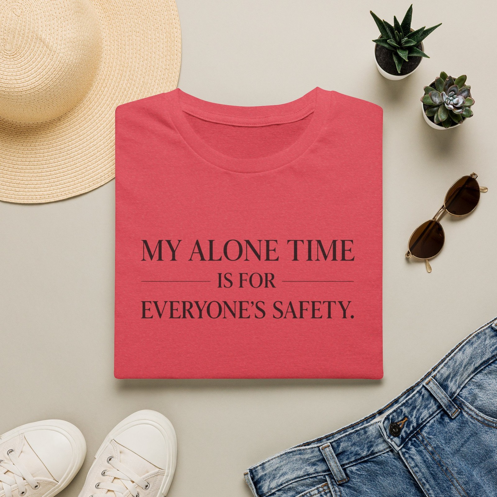 Funny Introvert Shirt – My Alone Time Is for Everyone’s Safety gallery