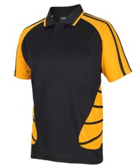 Podium Arachnid Polo with Cool Moisture Wicking Fabric Raglan Sleeve Quick Dry