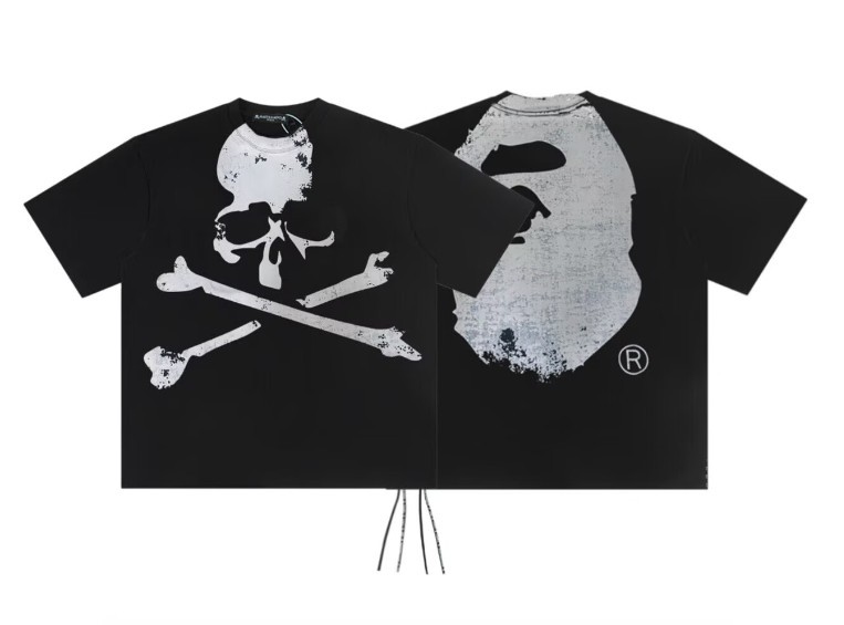 High Street Mastermind Skeleton Bones Printed Loose Short Sleeves T-shirts gallery