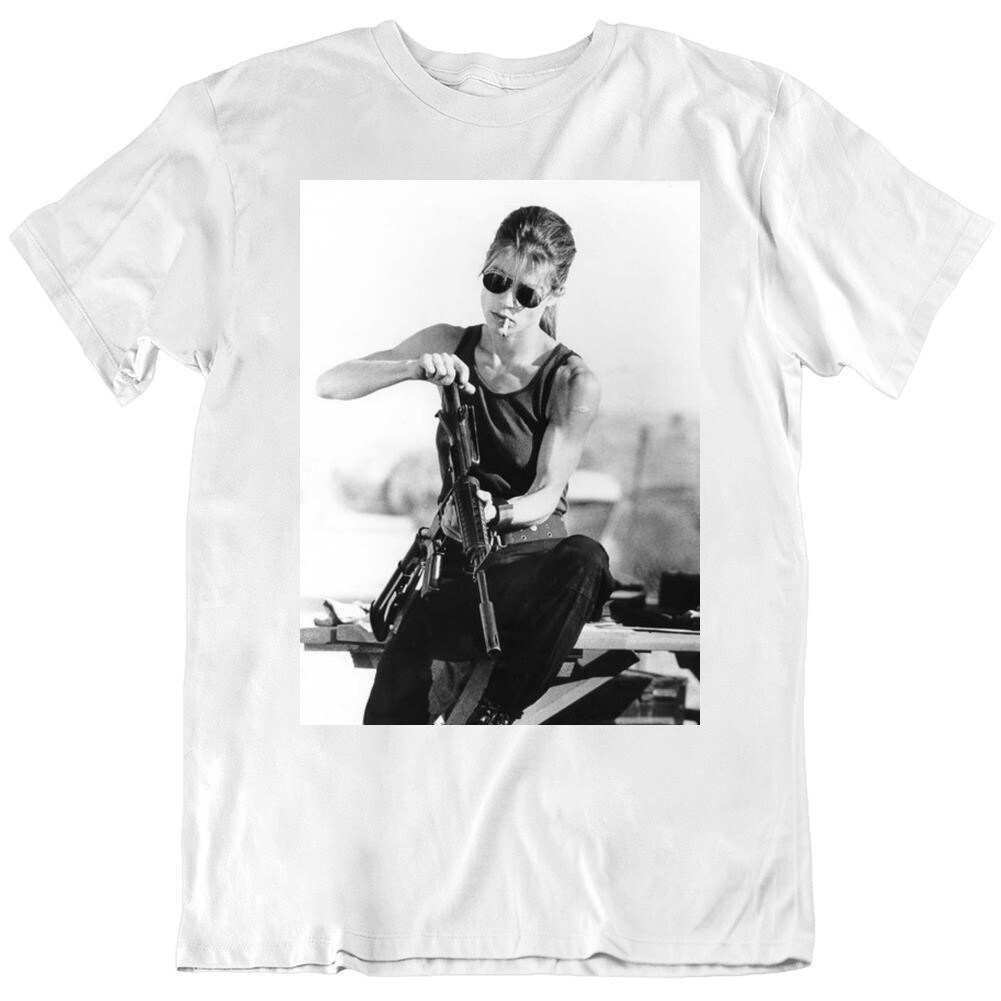 Sarah Connor Terminator 2 T2 Movie Fan v2 T Shirt