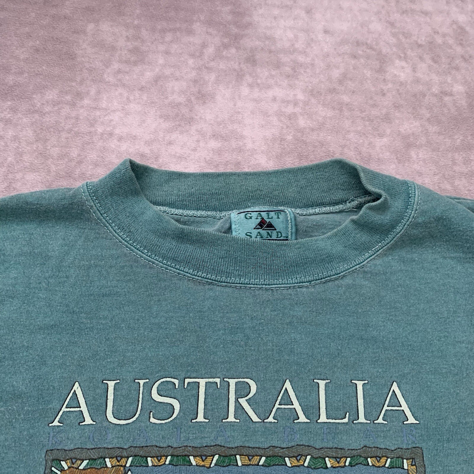 Vintage 90s Australia Koala Shirt Size L Tasman Sea Nature Animal Map gallery