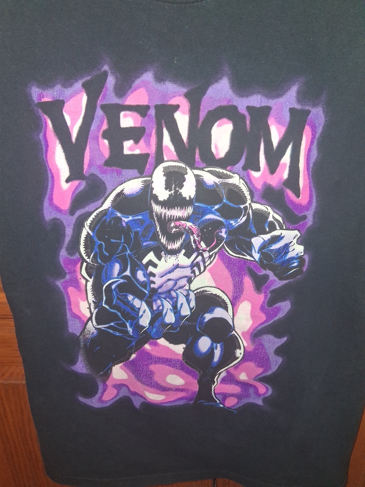 Marvel's Venom Smoke By Mad Engine Inc. Black & Pink Small 34/36 UV Light Glow gallery