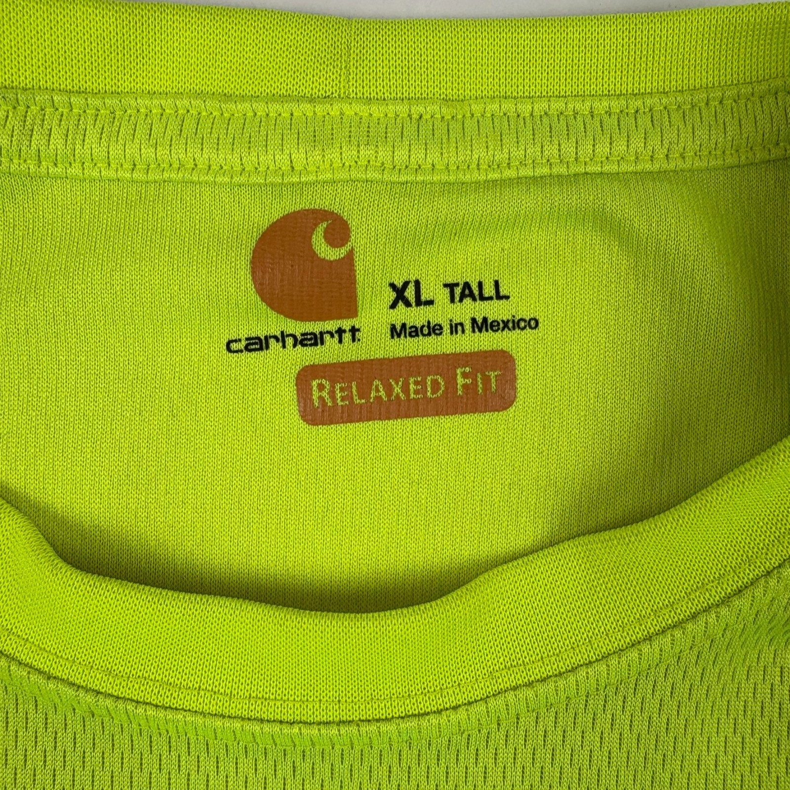 Carhartt Force High Visibility Reflective Pocket Work Shirt XL Tall Safety 🚧 gallery