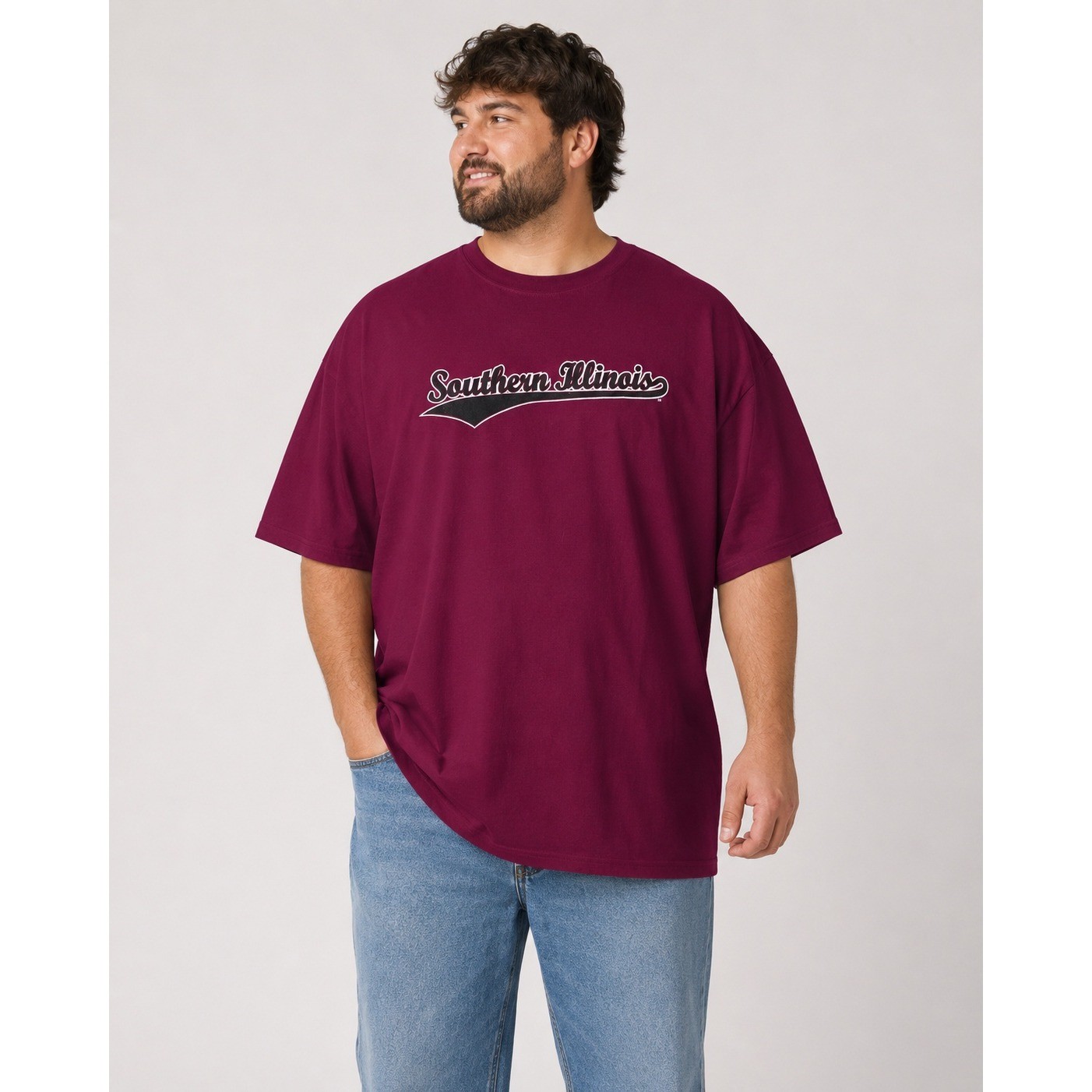 Gildan Southern Illinois University T-Shirt Mens 2XL Maroon Ultra Cotton NWT