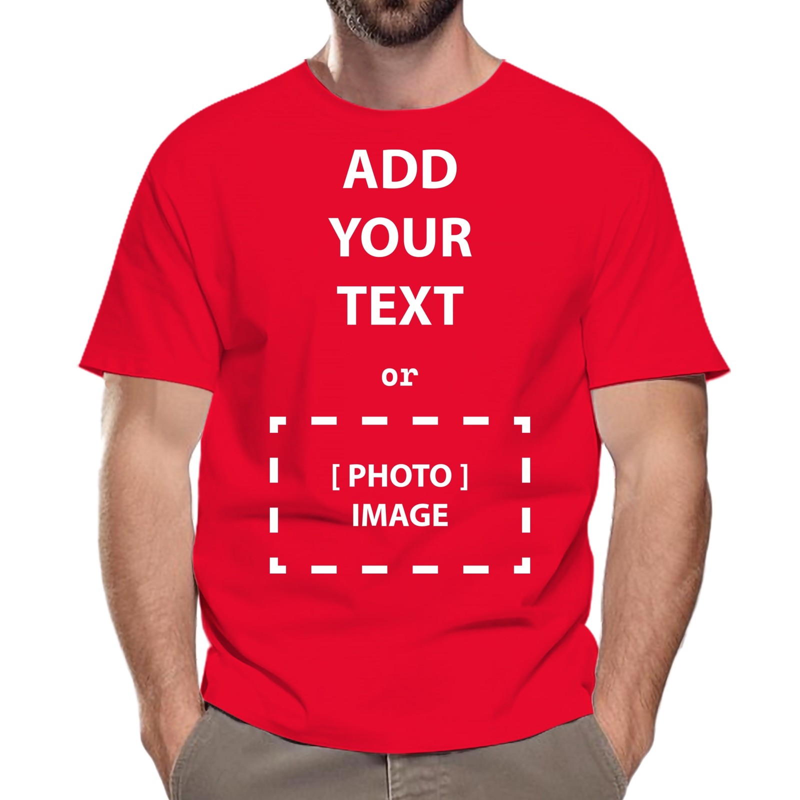 Custom Designed Crewneck T-Shirt | Personalized Shirt for Men Or Women gallery