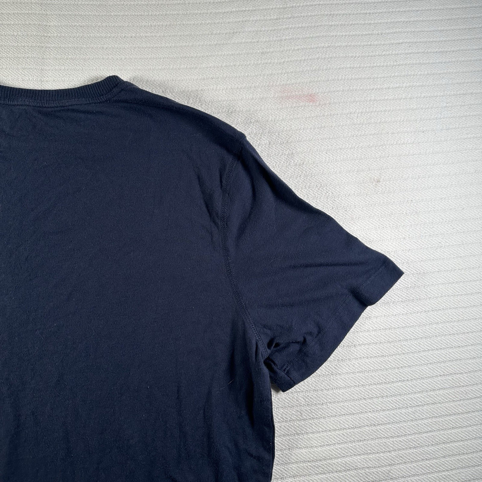Eddie Bauer Mens XL T-Shirt Navy Blue Crew Neck Short Sleeve Classic Tee Cotton gallery