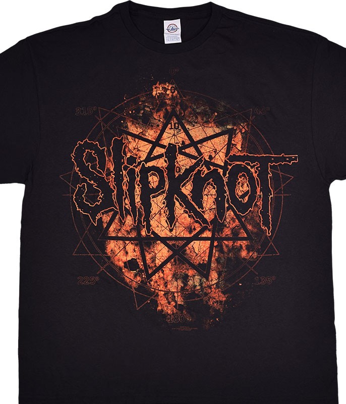 Slipknot Radio Fire Black T-Shirt Liquid Blue gallery