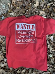 Wanted Meaningful Overnight Relationship Tshirt Choose Size And Color Small-2xl