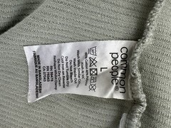 Common People Ottoman GD Tee Men’s Size Large Sage New with Tags