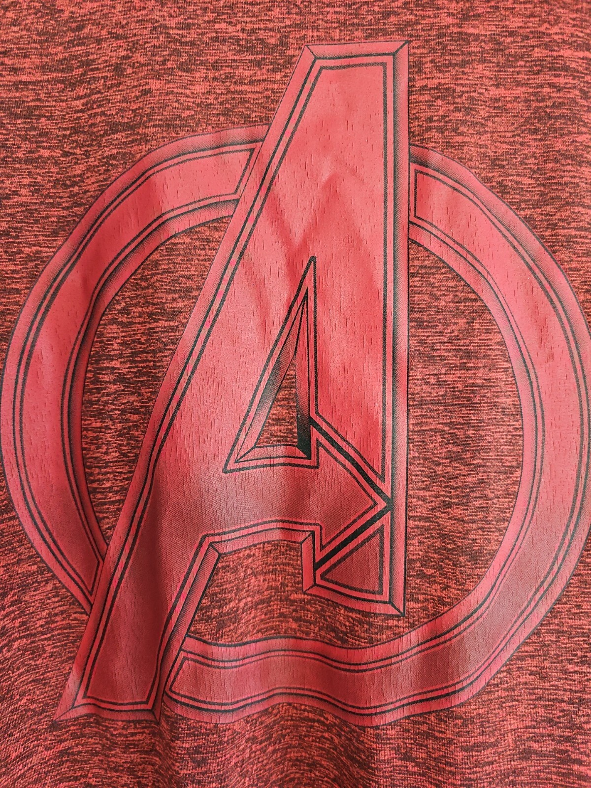 Marvel Avengers Logo Emblem Red Licensed Polyster/Activewear shirt. 2XL gallery