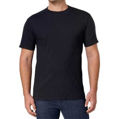 6 piece Men’s Man Crew Neck Black Tee TShirt Crewneck Half Sleeve Round S to 3XL
