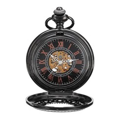Men’s Pocket Watch with Chain | Hand Winding Vintage Pocket Watch | Classic M…