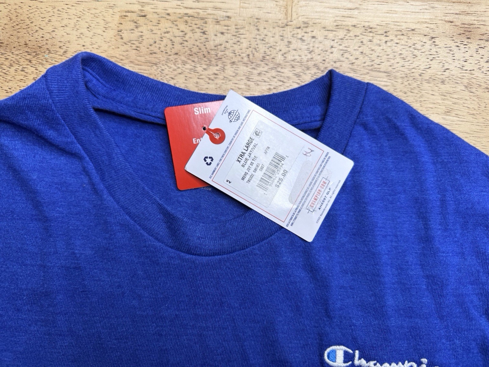 Champion Men Short Sleeve Cotton Jersey New Crewneck T-shirt XL gallery