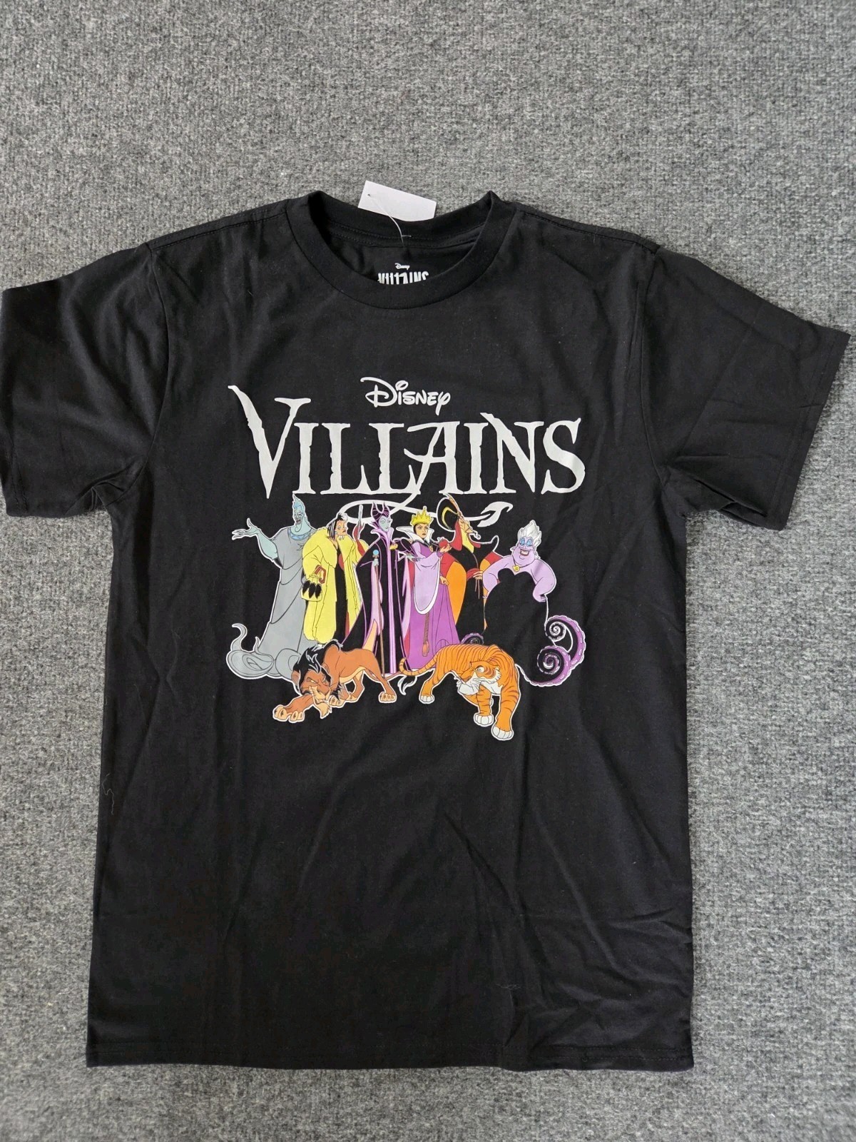 MEDIUM DISNEY VILLAINS Black Unisex Tee Shirt Brand New W Tags gallery