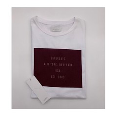 Saturdays Nyc Established Box L/S T-Shirt Retail: $78 (NWT)