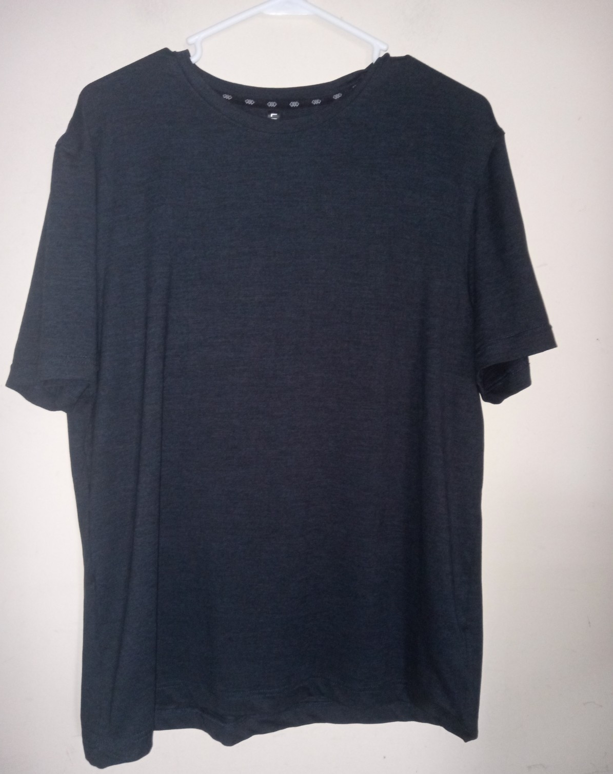 Leg3nd Men's T Shirt Large Short Sleeve Performance Stretch Lifestyle Dark Gray gallery