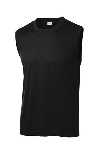 Sport Tek Sleeveless Posi Charge Competitor T Shirt Black True Royal ST352 gallery