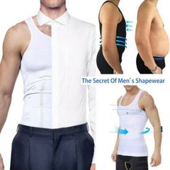 Men’s Slimming Body Shaper Vest Abs Abdomen Compression Shirts Workout Tank Tops