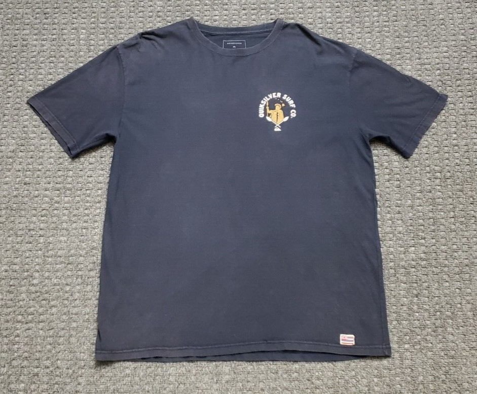 Quiksilver Men's XL Dark Blue T Shirt Hawaii Exclusive Edition Ali'i Nui gallery