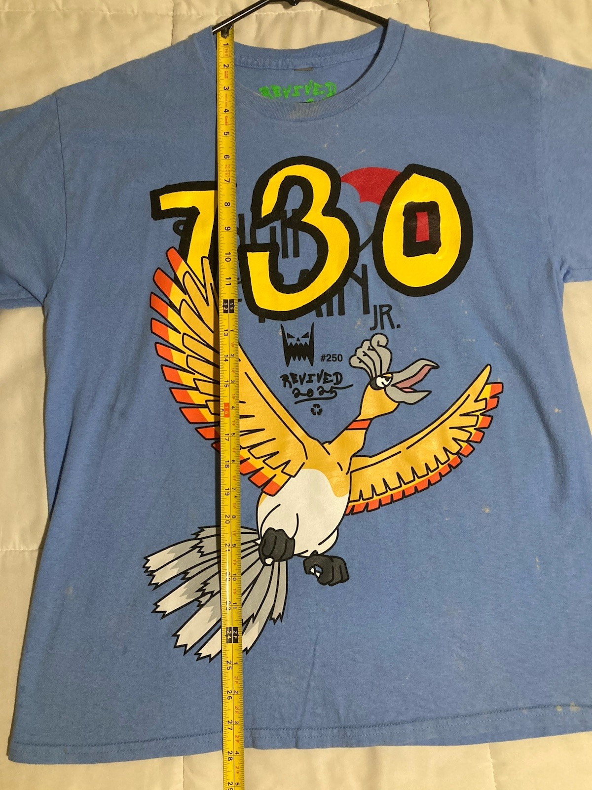 Asspizza x Pokemon Gen2 x 730 Printing Revived Shiny Ho-Oh T-shirt Sz M 20x28 gallery