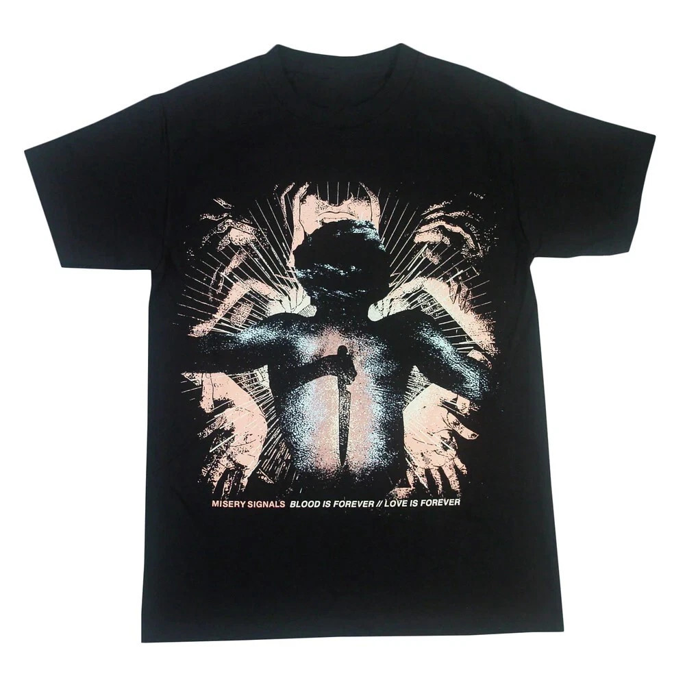 NEW Misery Signals Band Album T Shirt All Size Gift For Fans Cotton Black TR862