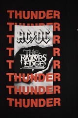 AC/DC Mens The Razor’s Edge Thunder Shirt New XS, S, M, L, XL, 2XL,3XL