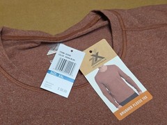 Zeroxposur Brushed Fleece Stretch Layering Shirt Henna Mlng Size 2XL NWT SOFT