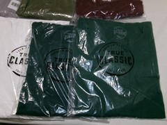 True Classic Henley Long Sleeve Tees Assorted Sizes & Colors