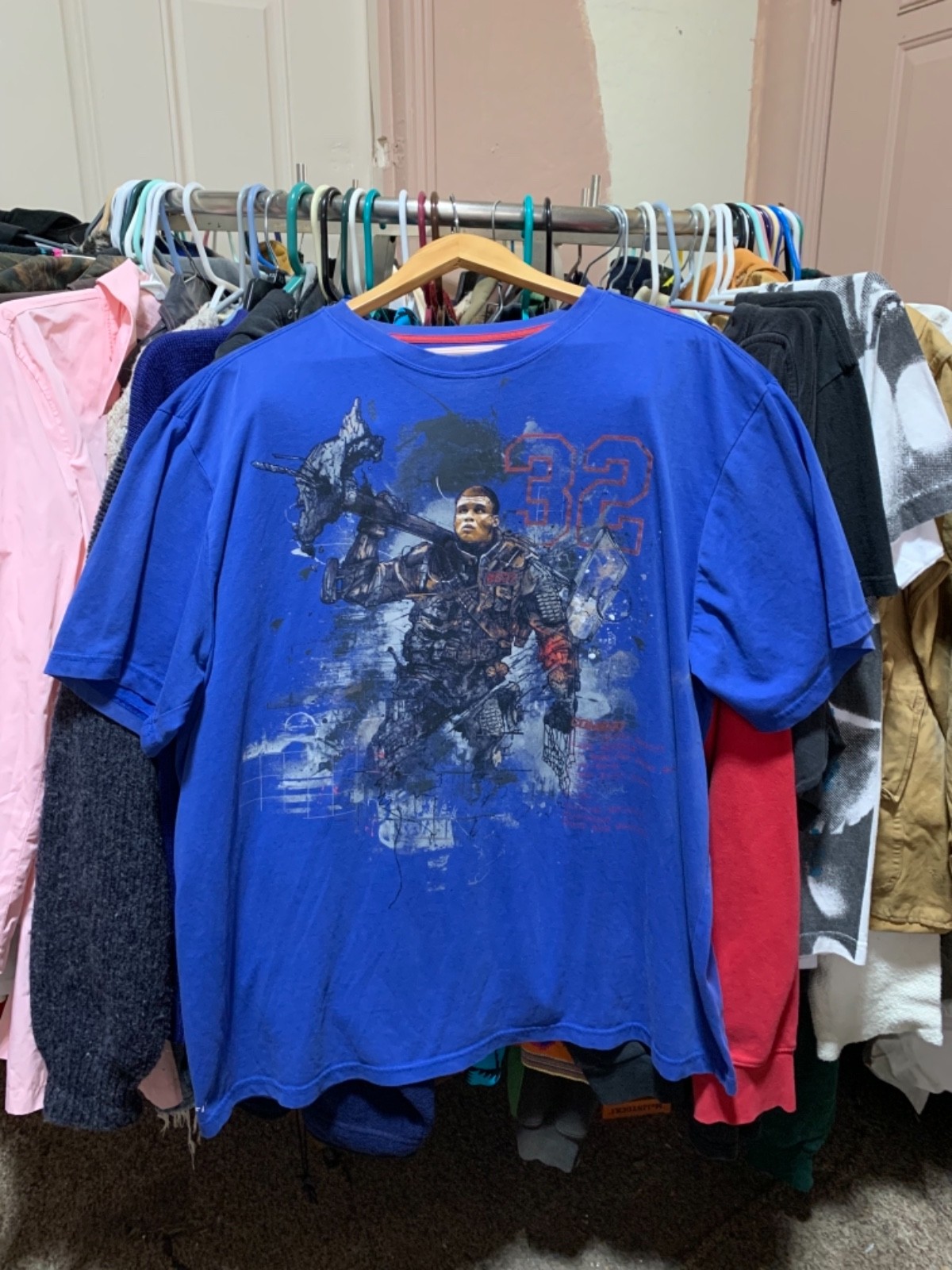 Nike Blake Griffin Shirt Mens Blue BG32 Special Ops Dri-FIT Tee Basketball