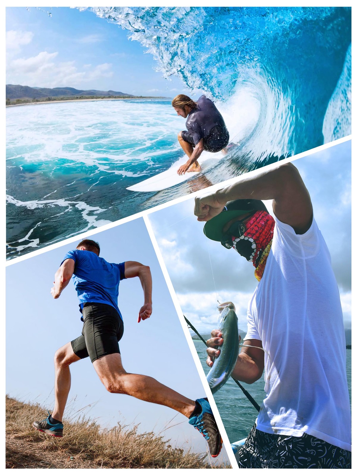 Mens Short Sleeve UPF50+ T-Shirt Quick Dry Rash Guard Athletic Running Swim Top gallery