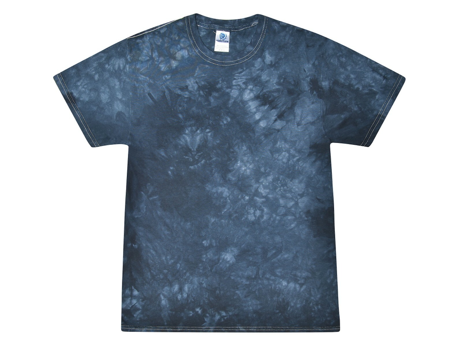 Tie Dye Crystal Navy T-Shirts S M L XL 2XL 3XL Cotton Colortone