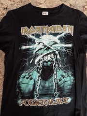 Iron Maiden Powerslave Mummy Eddie Black T-Shirt Size S
