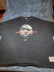Vintage Undrcrwn Men’s Black Graphic Print 2 Pac/Biggie Short Sleeve 5XLG