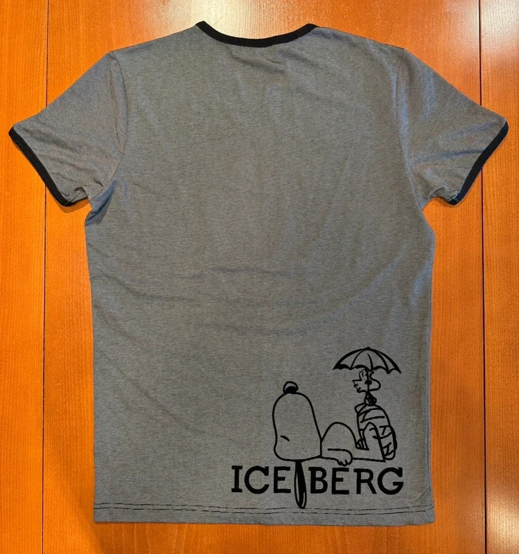 Iceberg Snoopy Save Our Planet Earth Day T-Shirt Mens M/L Designer Excellent Condition gallery