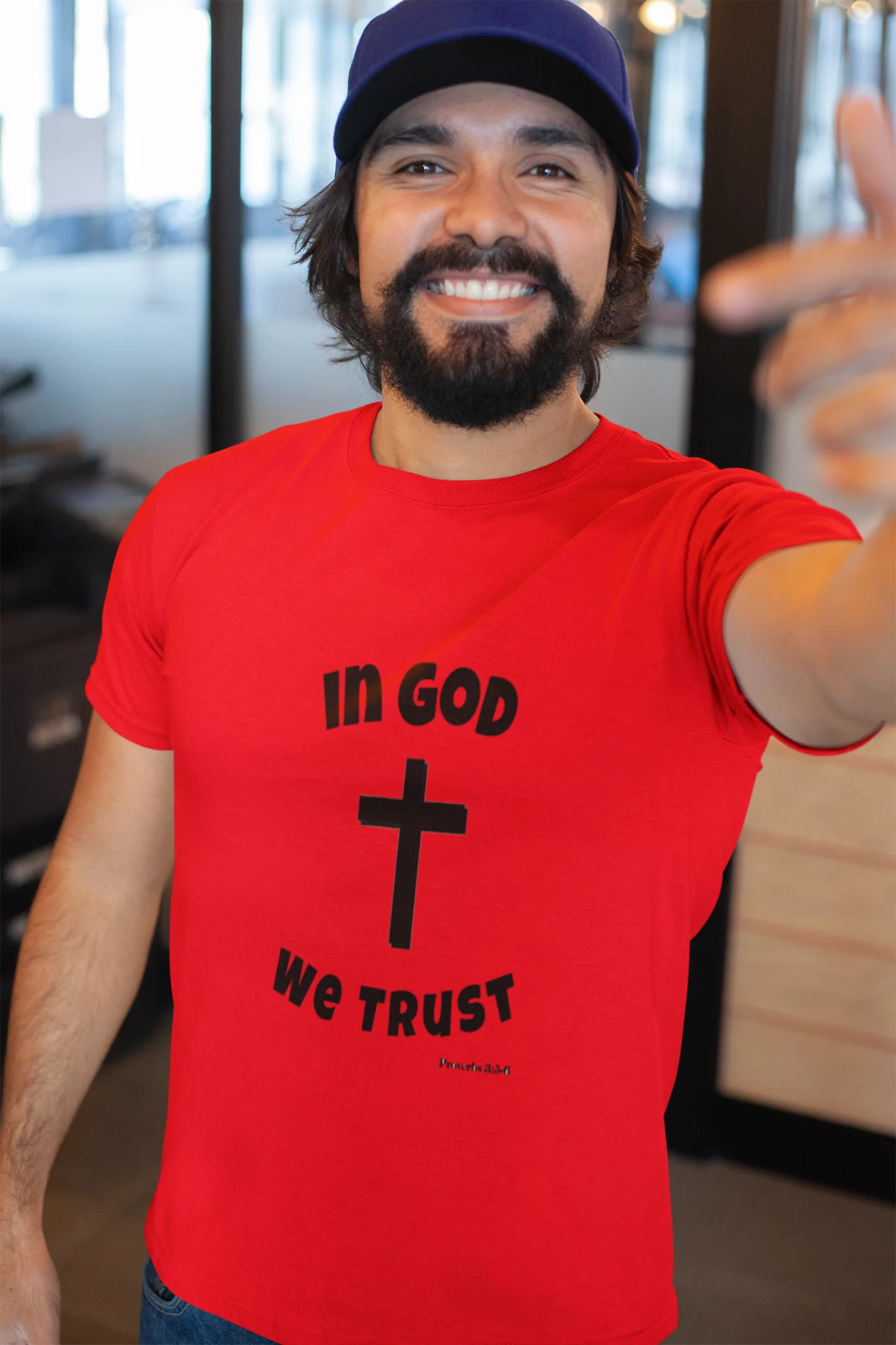 Next Level 3600 Soft Cotton Tee "In God We Trust" sp gallery