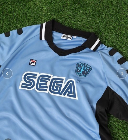 FILA x SEGA Short-Sleeve T-Shirt BLUE L Japan NEW gallery