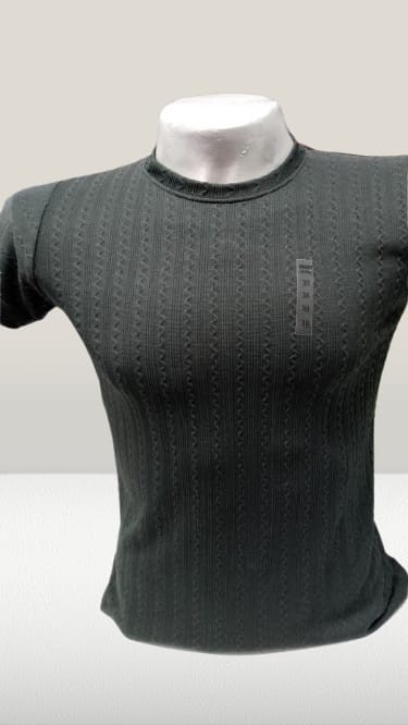 Texture Knit Fabric T shirts, Size M, L, XL