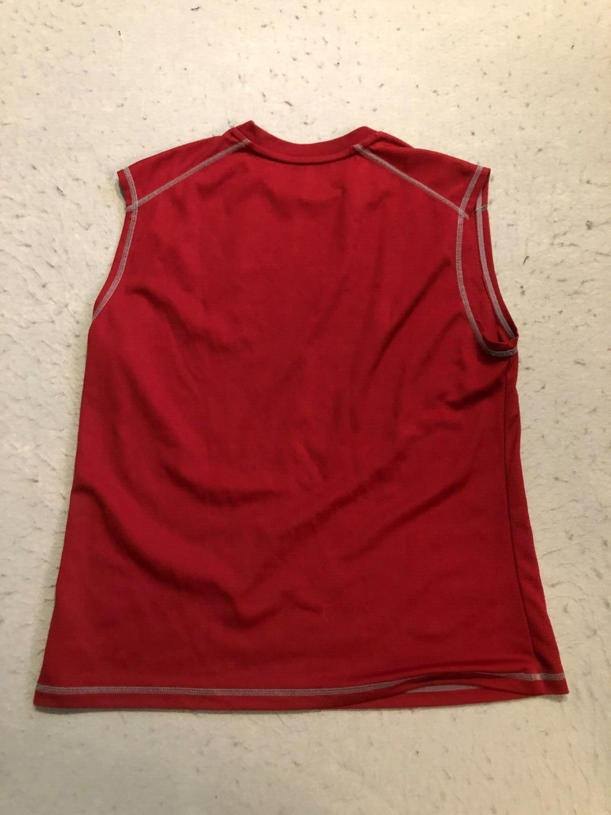 Champion Shirt Men's Medium Red Mesh Activewear Muscle Tank Top gallery