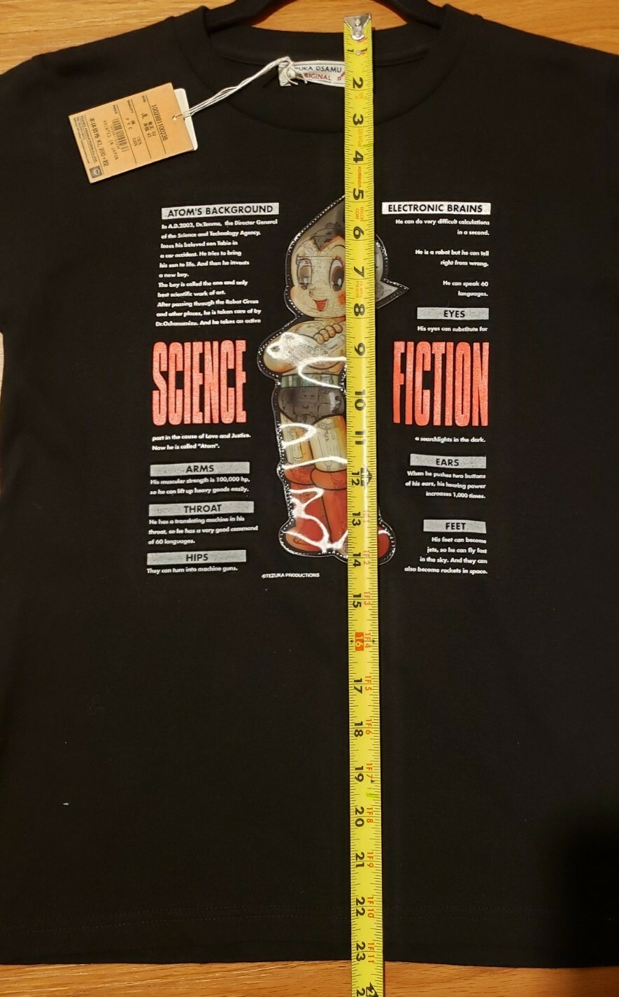 Vintage Astro Boy Mighty Atom 3D Hologram Shirt size JL