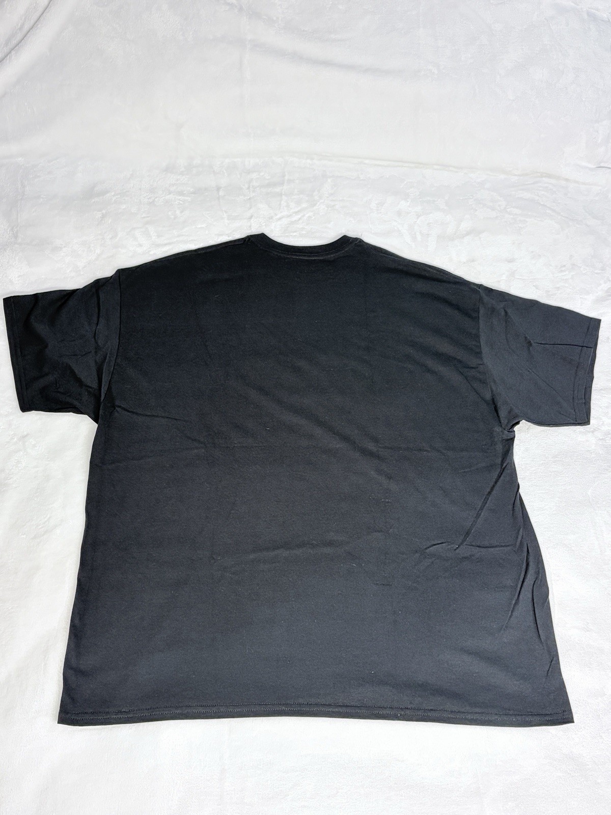 Gildan 2XL Black & White Cotton Crew Neck Short Sleeve Men's Unisex T-Shirts gallery