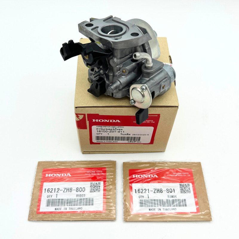 Genuine Honda 16100-Z0T-911 Carburetor with Gasket W/  GX160RT1 GX160T1 GX160UT1