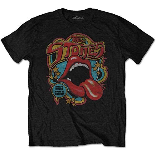 Vintage Tongue and Lips T-Shirt Retro 70s Classic Rock Graphic Tee Music Shirt gallery