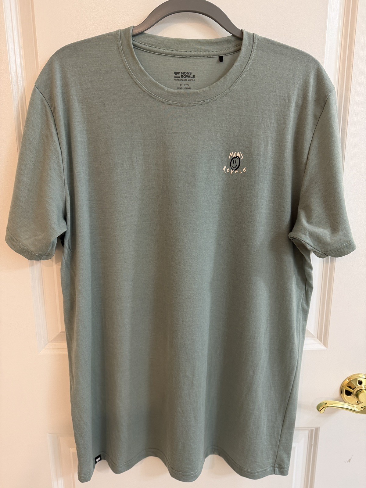 Mons Royale Icon Merino Air-Con T-Shirt Mens Dew Teal Size XL